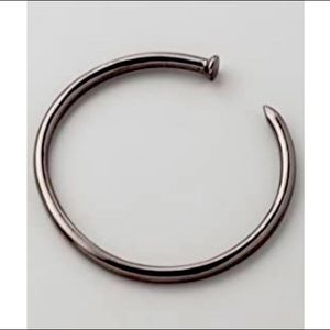 CC Skye Nail Bangle Gunmetal